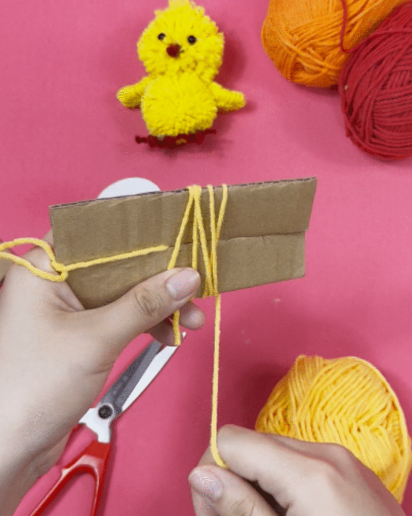 How to Make a Cute Yarn Chick