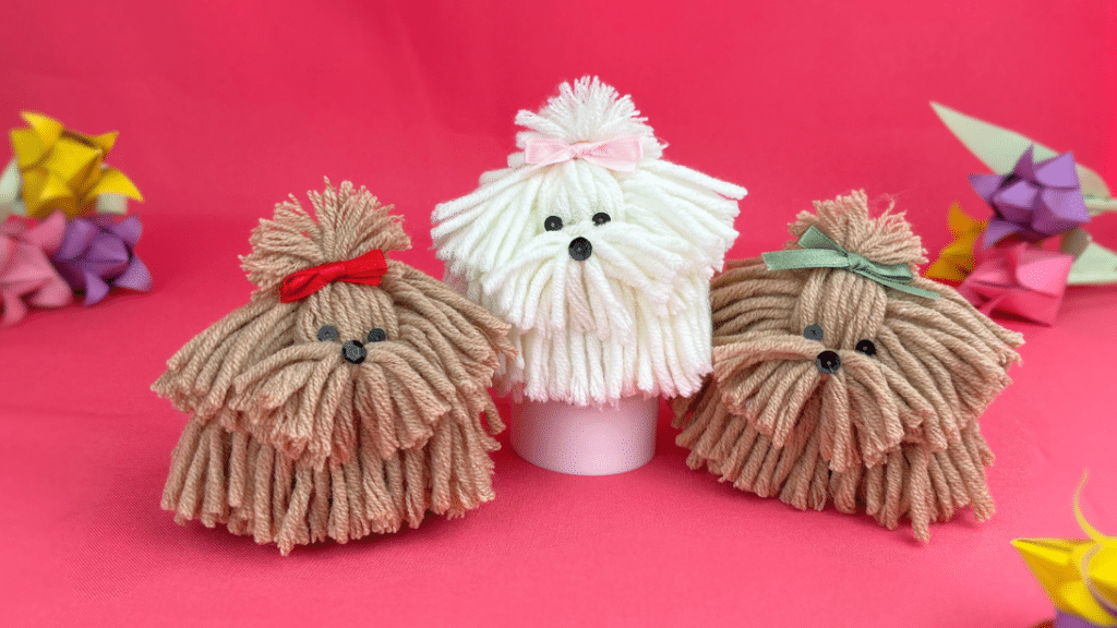 How to Make a Yarn Dog