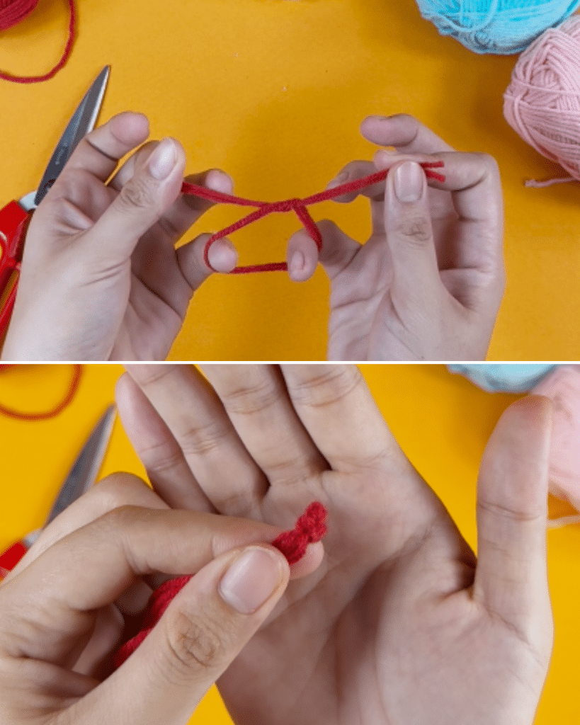 Make Yarn Birds using Scraps
