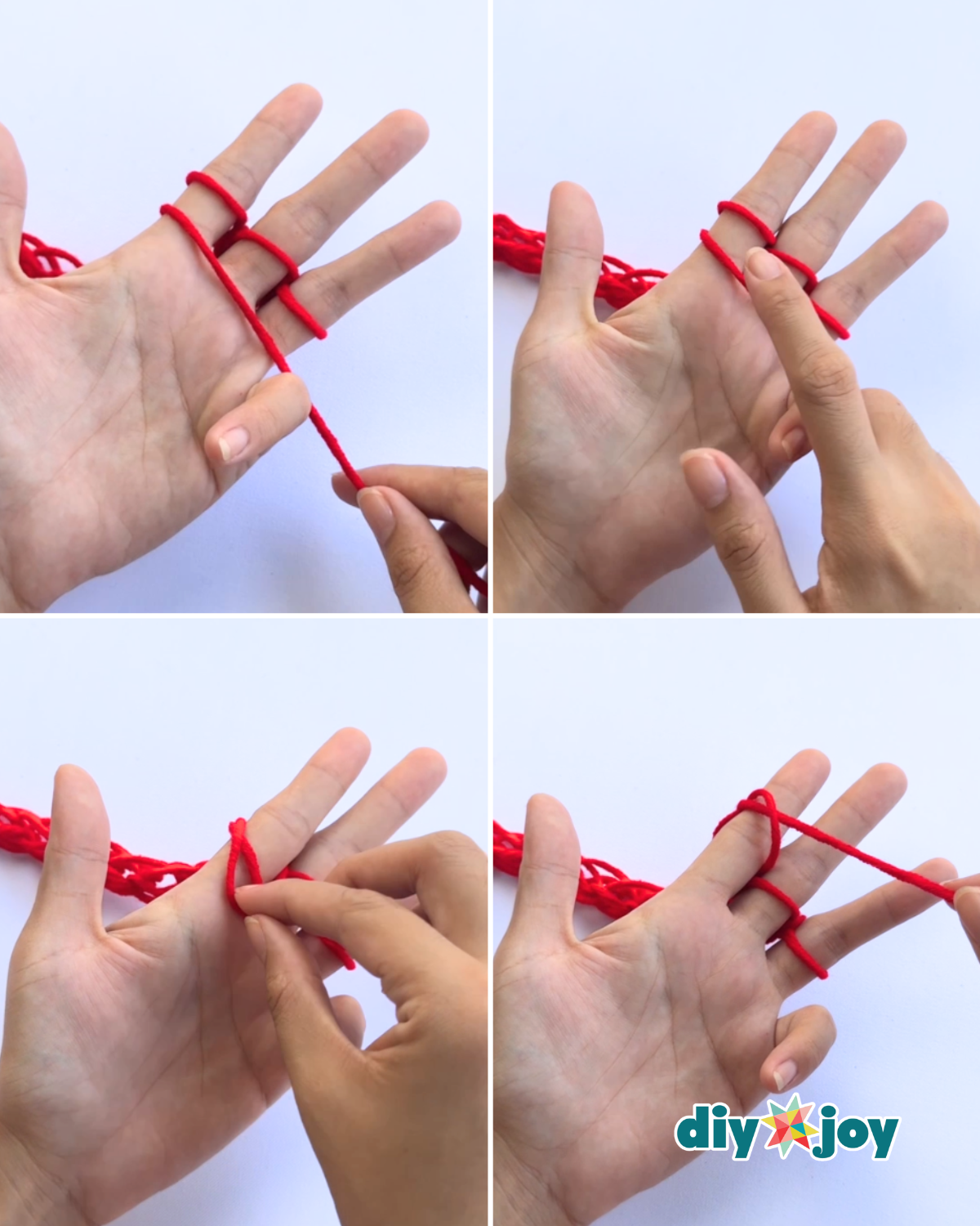 No Hook Yarn Bow Tutorial