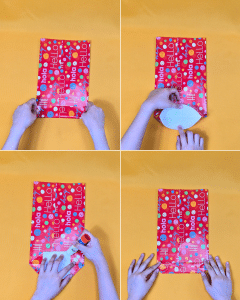 How to Make a Gift Bag from Wrapping Paper - DIY Joy