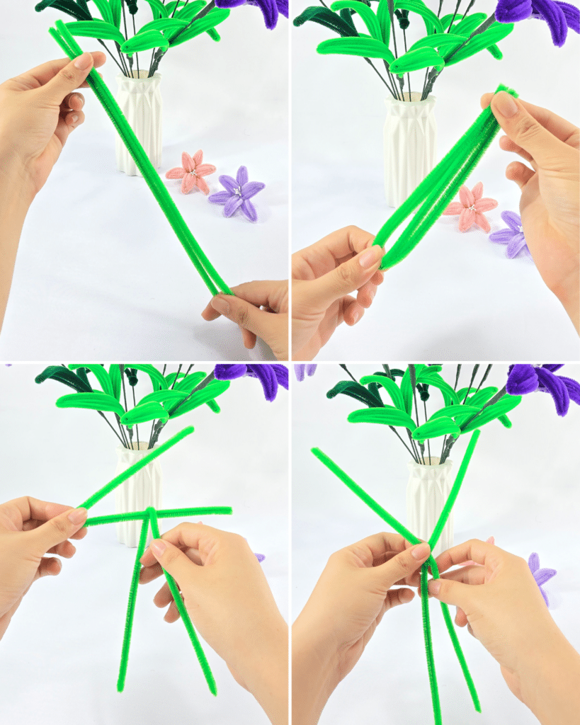 Budget-Friendly Pipe Cleaner Lilies