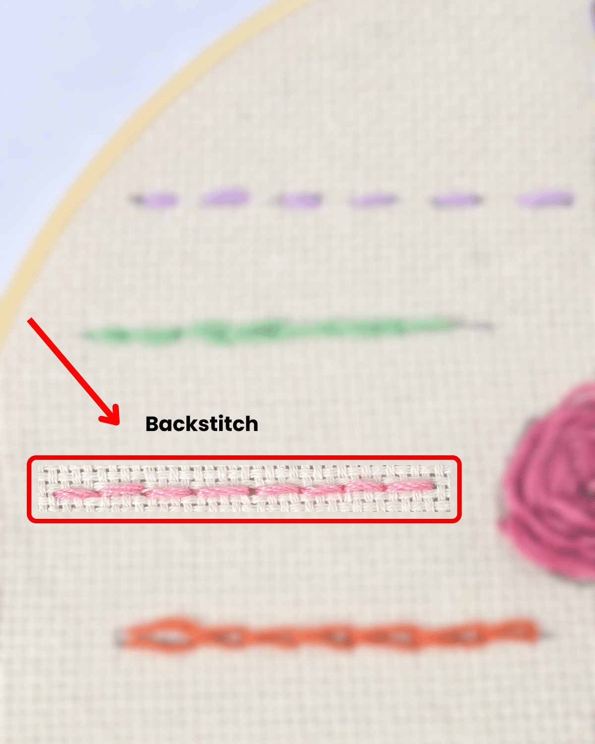 Easy Backstitch Tutorial for Beginners
