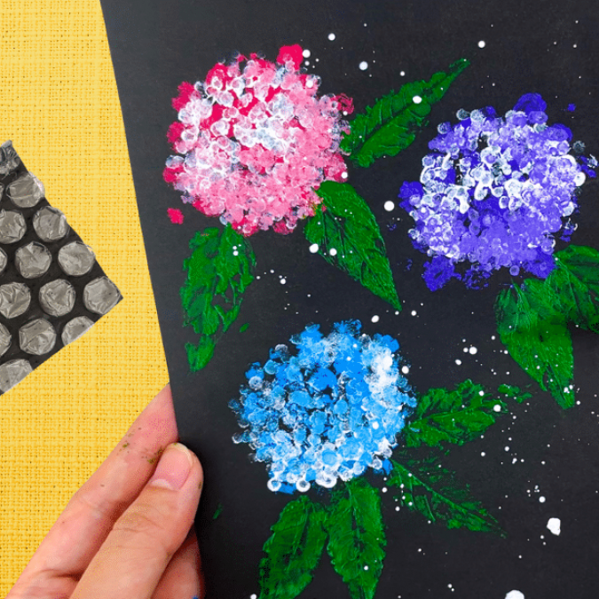 Painting Ideas With Bubble Wrap Tips: Creative DIY Art Projects