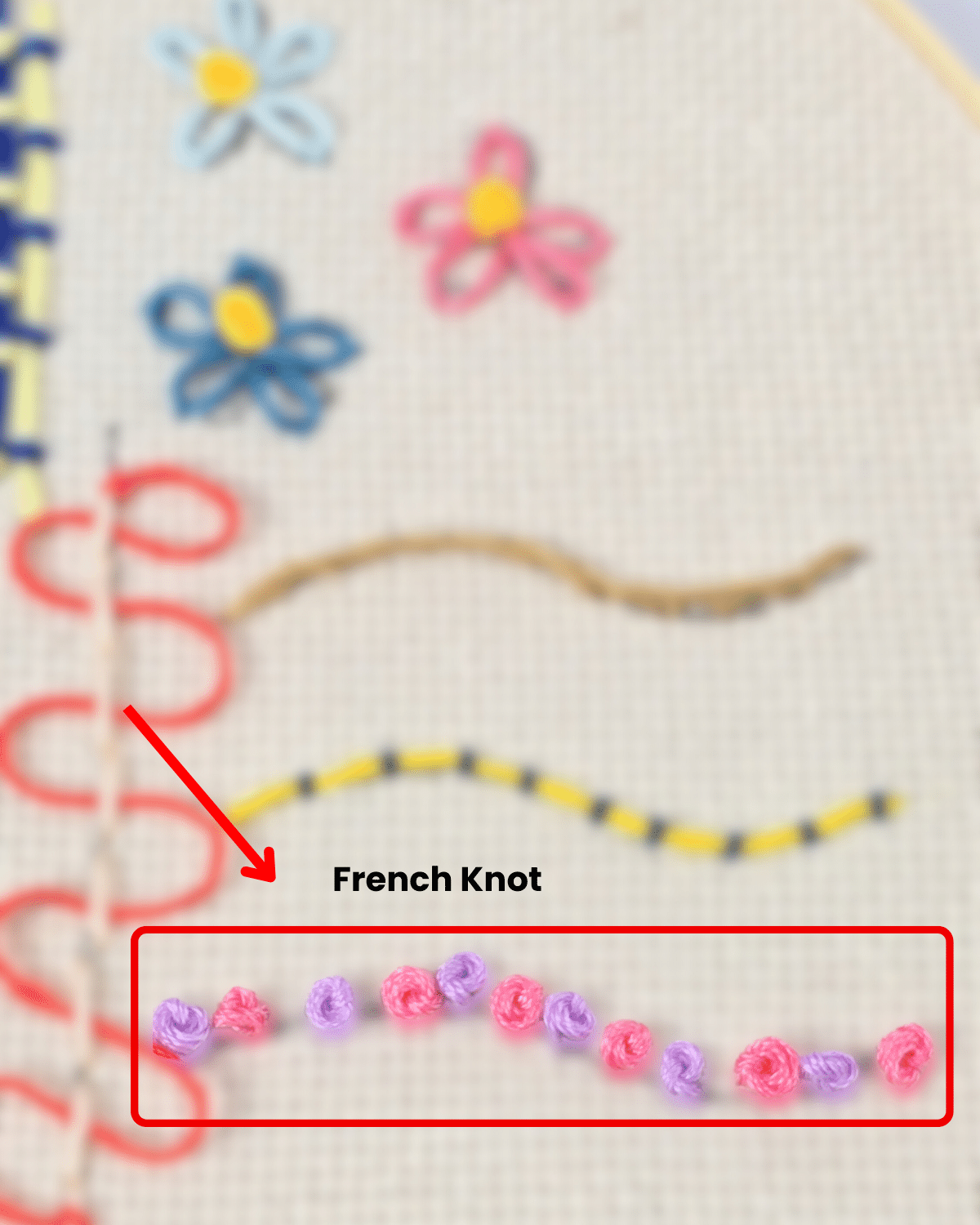 Easy French Knot Tutorial for Beginners