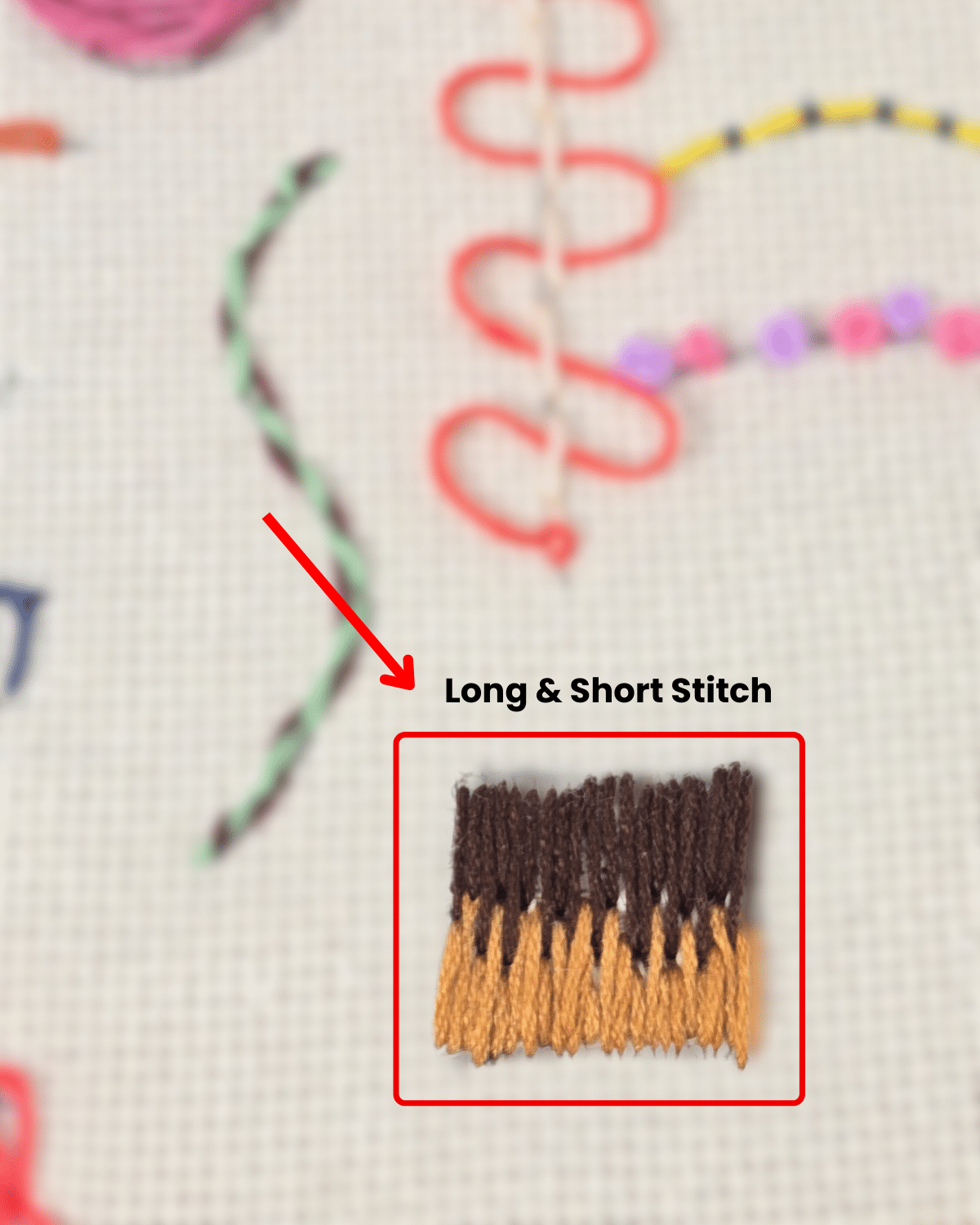 Easy Long and Short Stitch Tutorial for Beginners