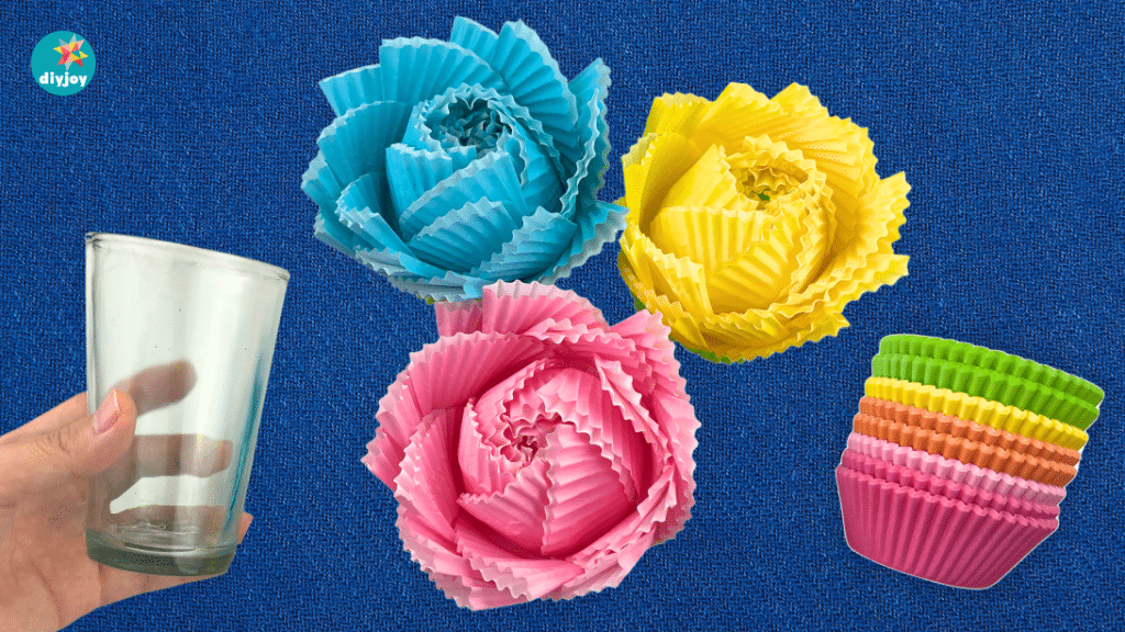 Easy Paper Flowers With Cupcake Liners