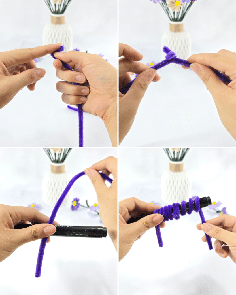 Easy Pipe Cleaner Daisy