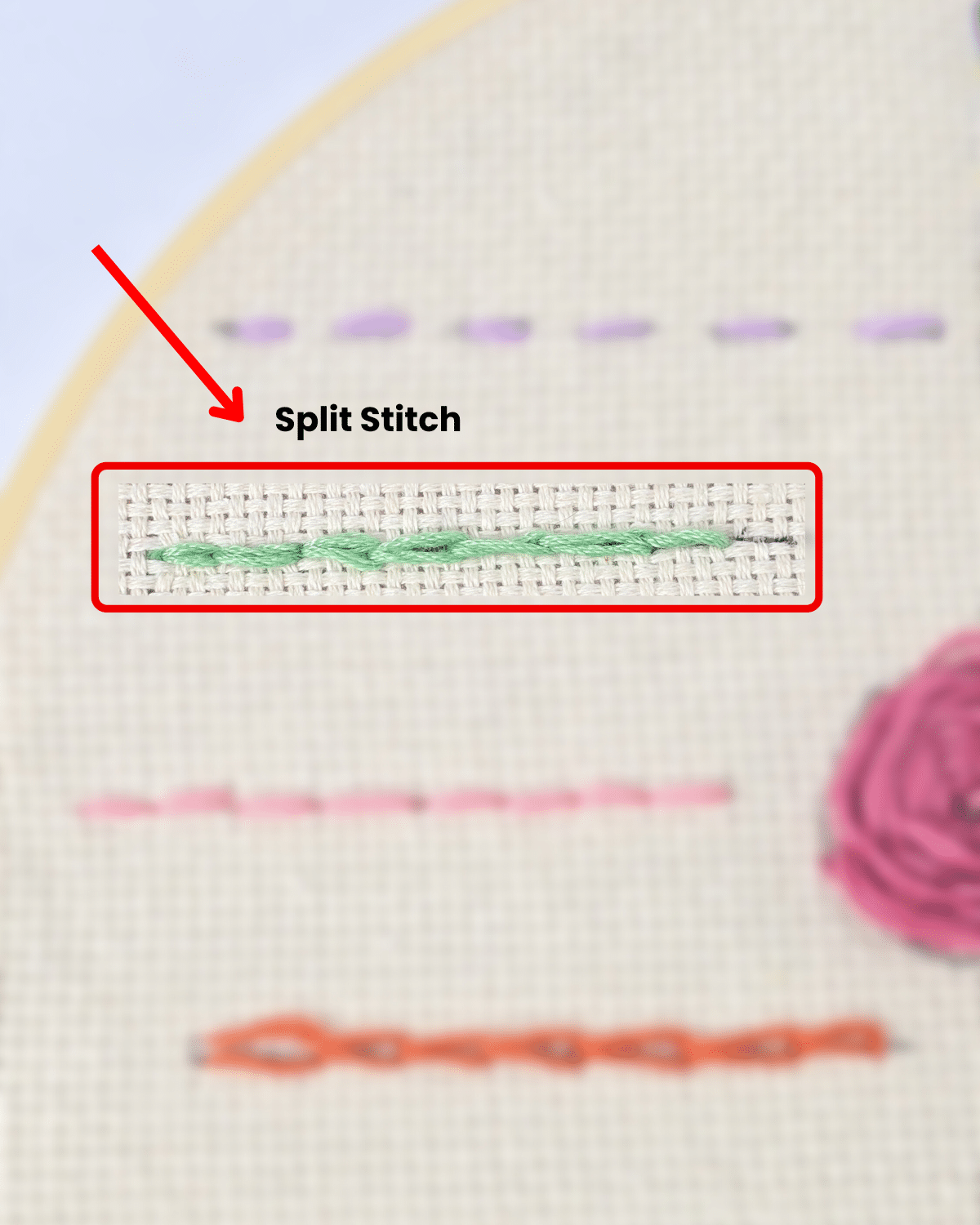 Easy Split Stitch Tutorial for Beginners