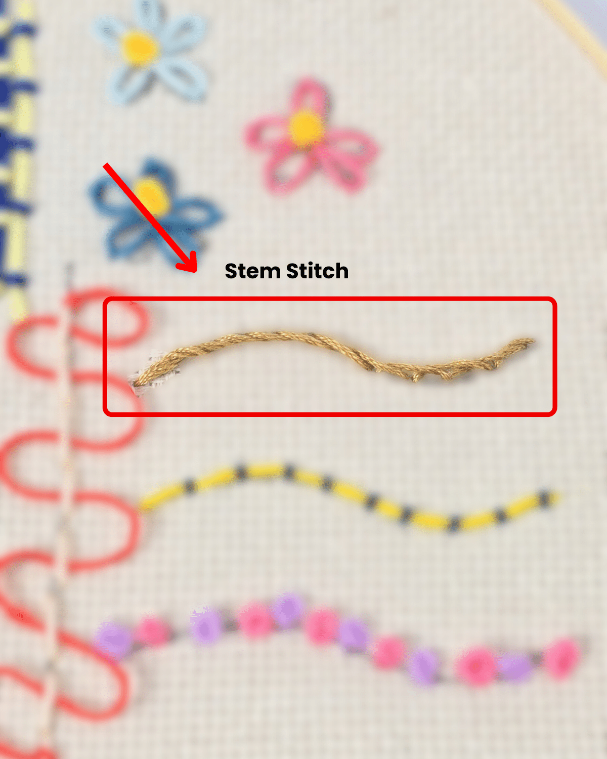 Easy Stem Stitch Tutorial for Beginners