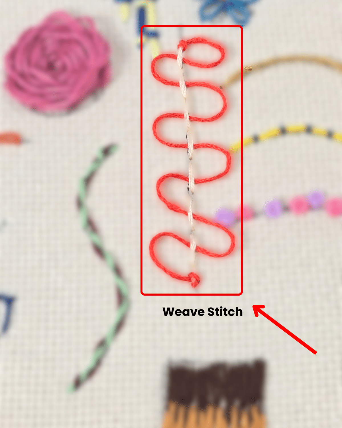 Easy Weave Stitch Tutorial for Beginners