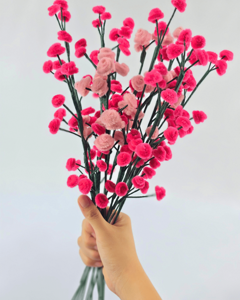 How to Make Flower Bouquet using Pipe Cleaner