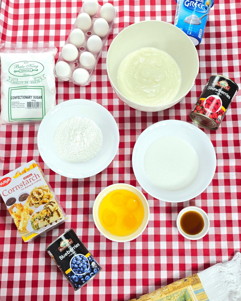 Ingredients for cheesecake recipes easy
