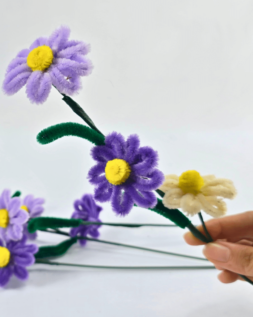 Learn How to Make Pipe Cleaner Daisies