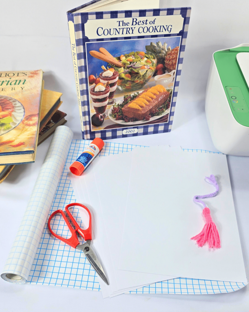 Materials for Fun Photo Bookmarks