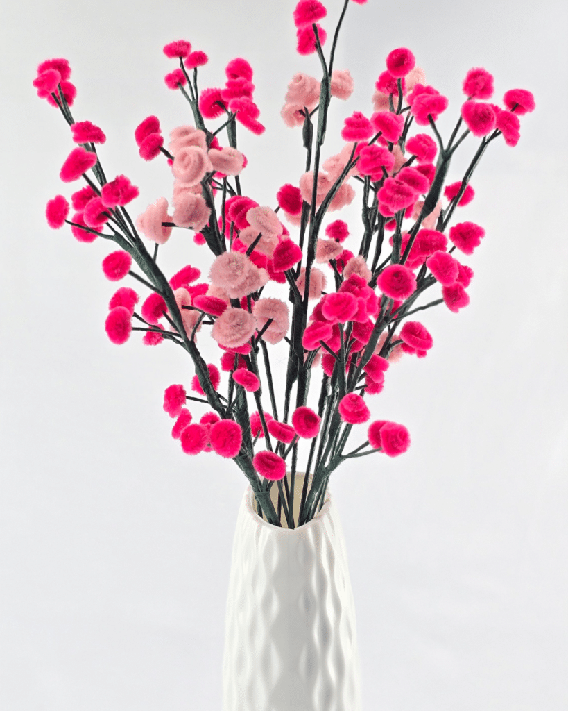 No-Glue Pipe Cleaner Flowers