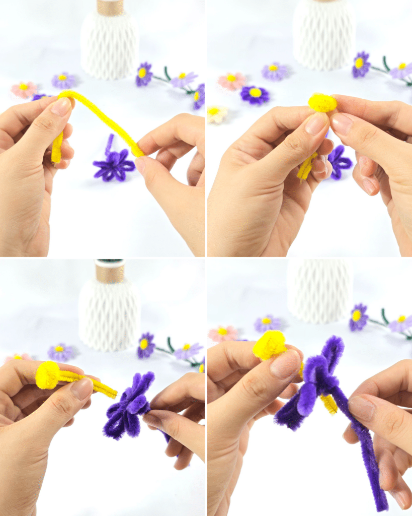 Simple Pipe Cleaner Daisy