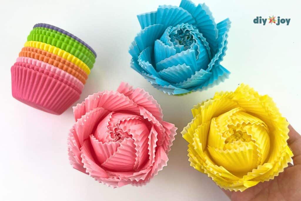 diy paper flowers easy tutorial