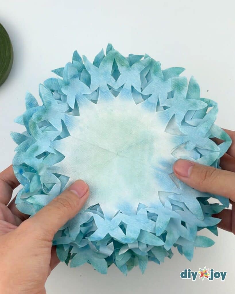hydrangea coffee filters flowers tutorial