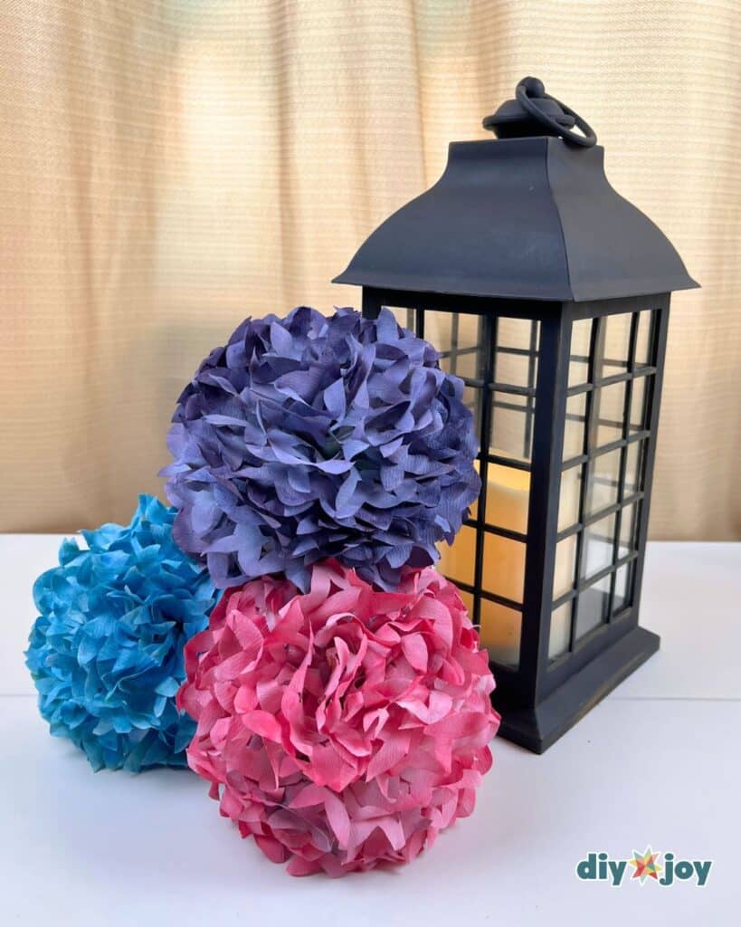 hydrangea paper flower tutorial