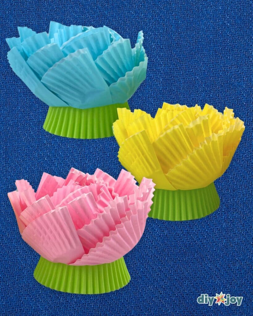paper flowers diy craft project