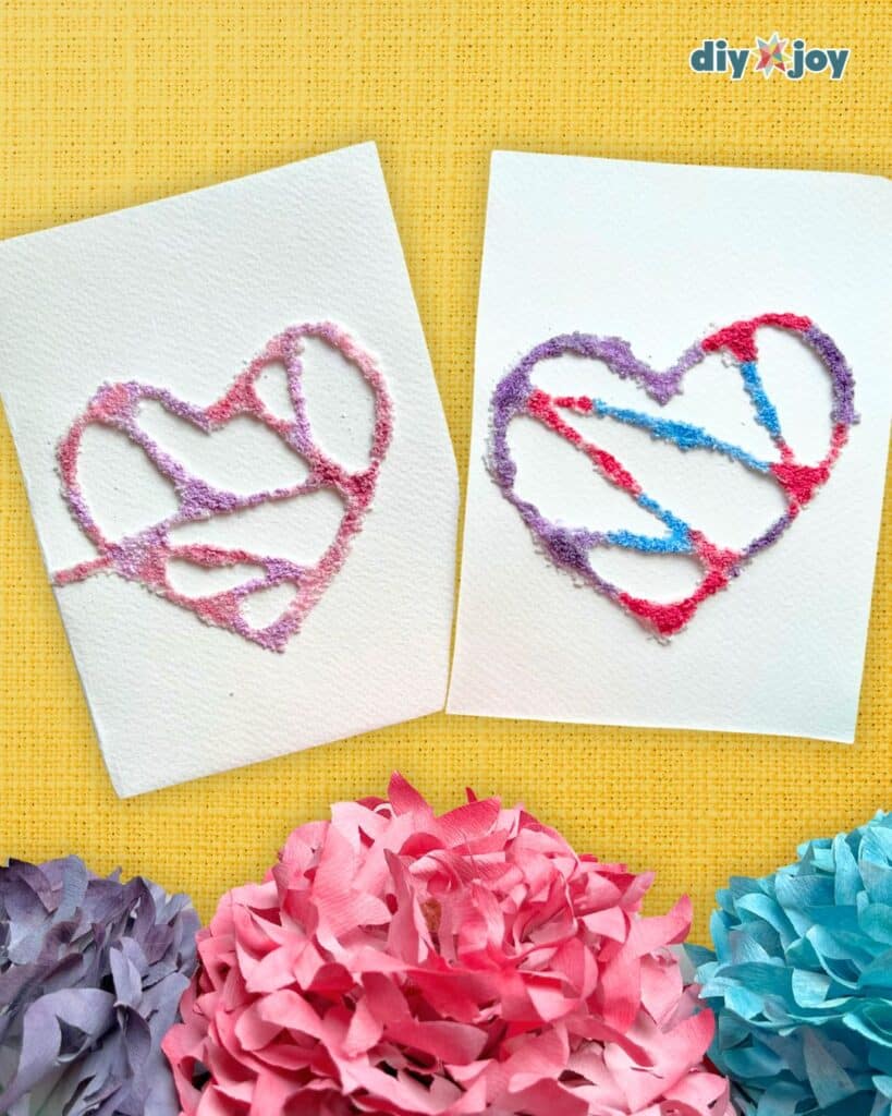 salt painting ideas for beginners
