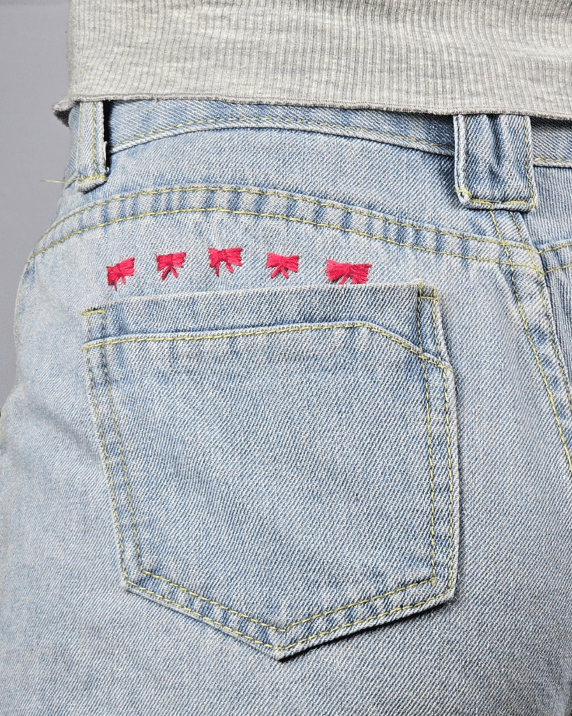 Cute Bow Embroidery in Just Minutes
