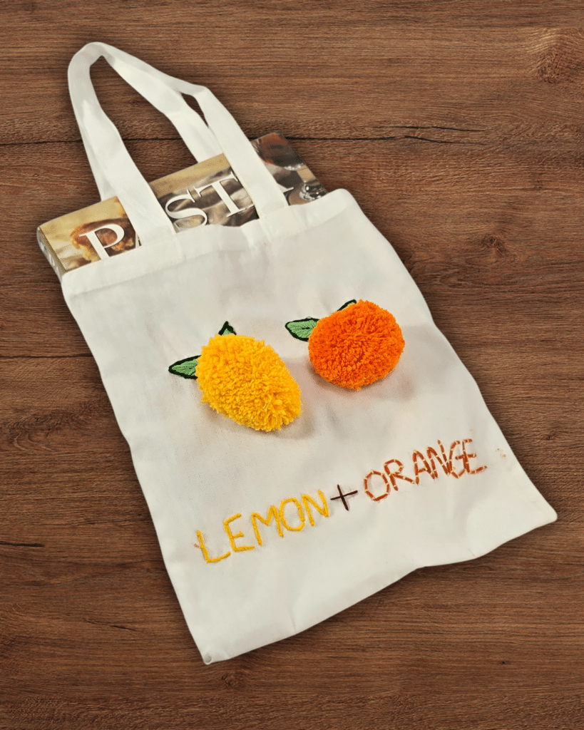 Cute Embroidered Tote Bag