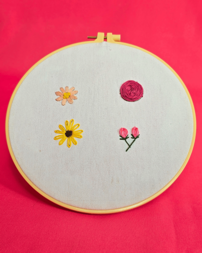 Cute Flower Embroidery in Just Minutes