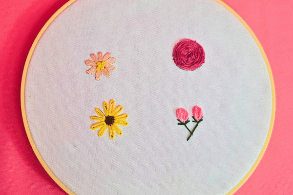 Flower Embroidery Stitches Guide for Beginners