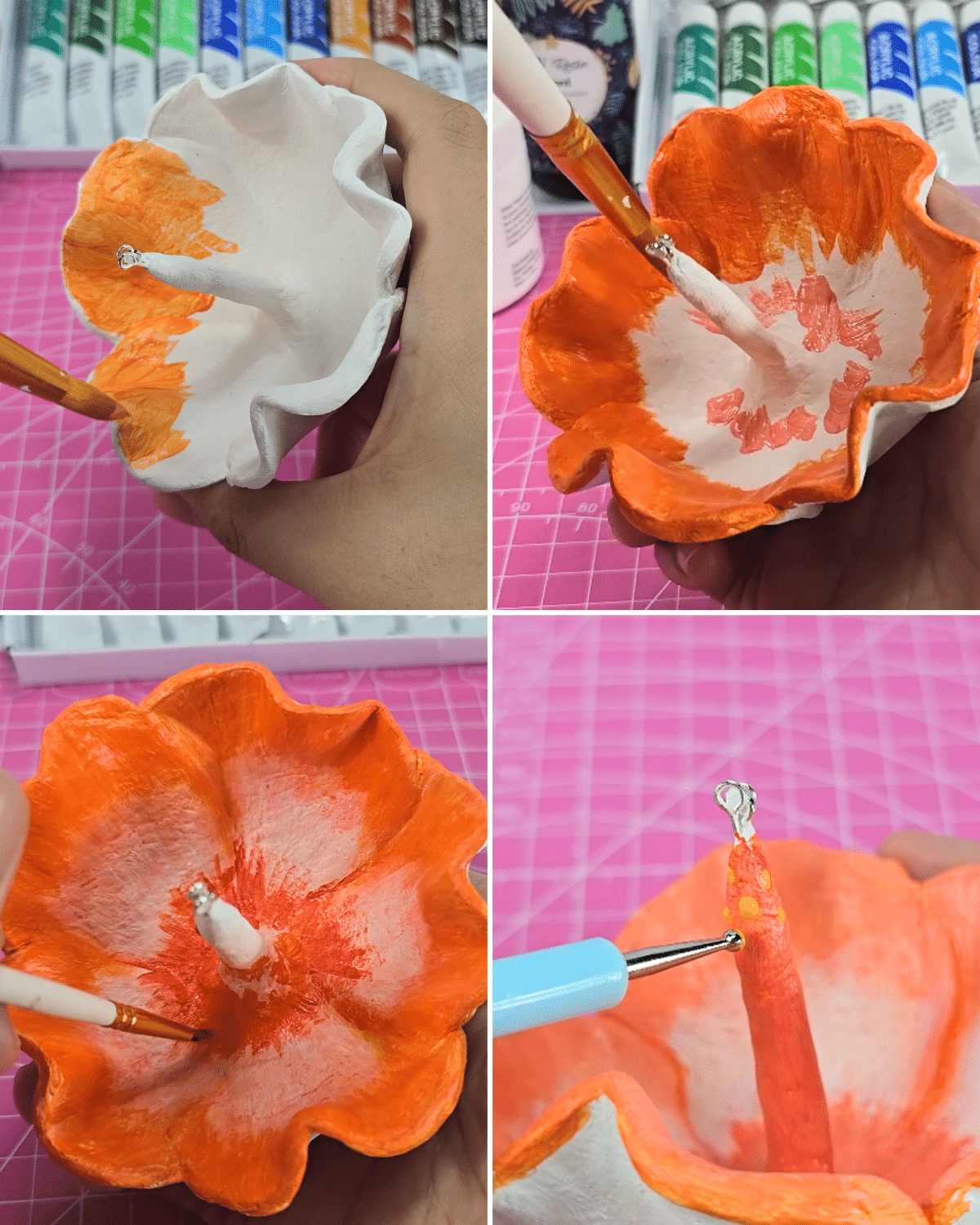 How to Make Air Dry Clay Ring Holder