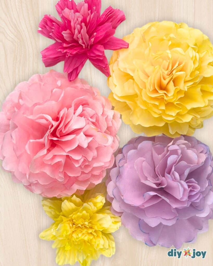 marigold coffee filter flower