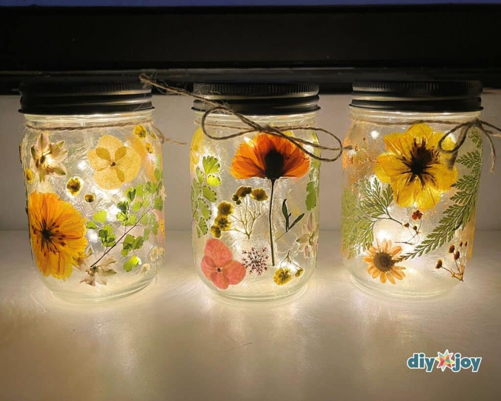 mason jar fairy lights
