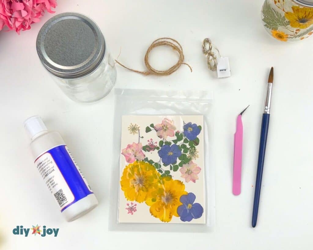 pressed flower crafts