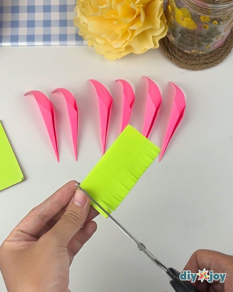 Post-It Notes Paper Flowers - DIY Joy