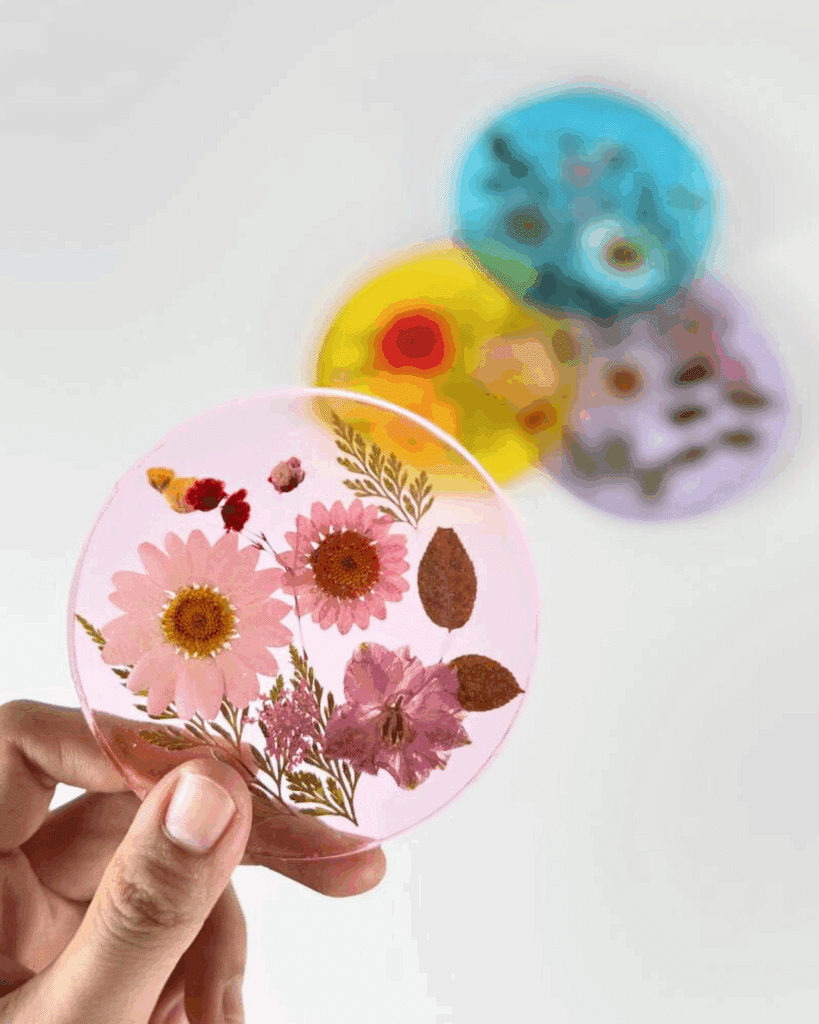 DIY Handmade Resin Coaster Tutorial