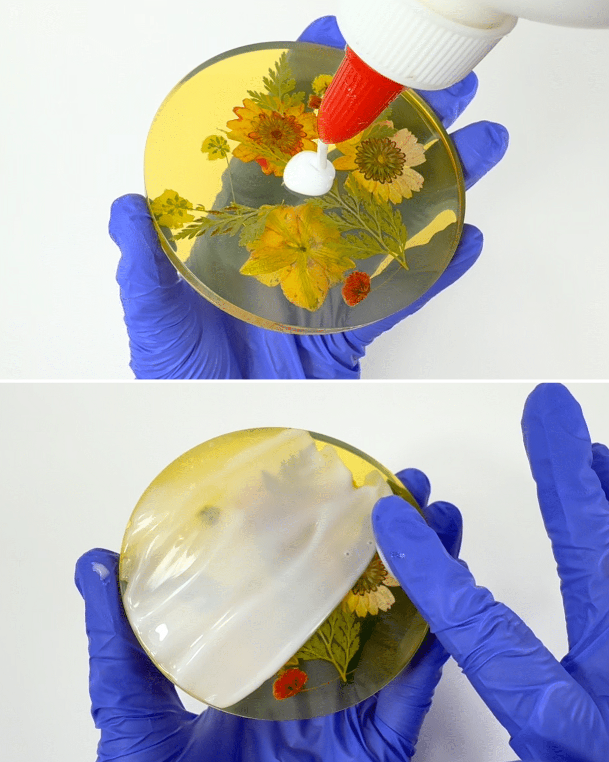How to Make Pressed Flower Resin Coaster