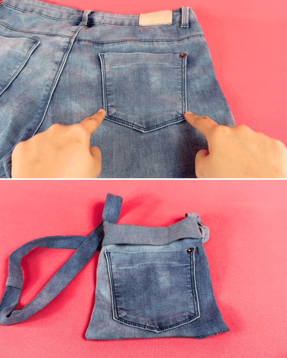 How to Make a Bag from Old Jeans