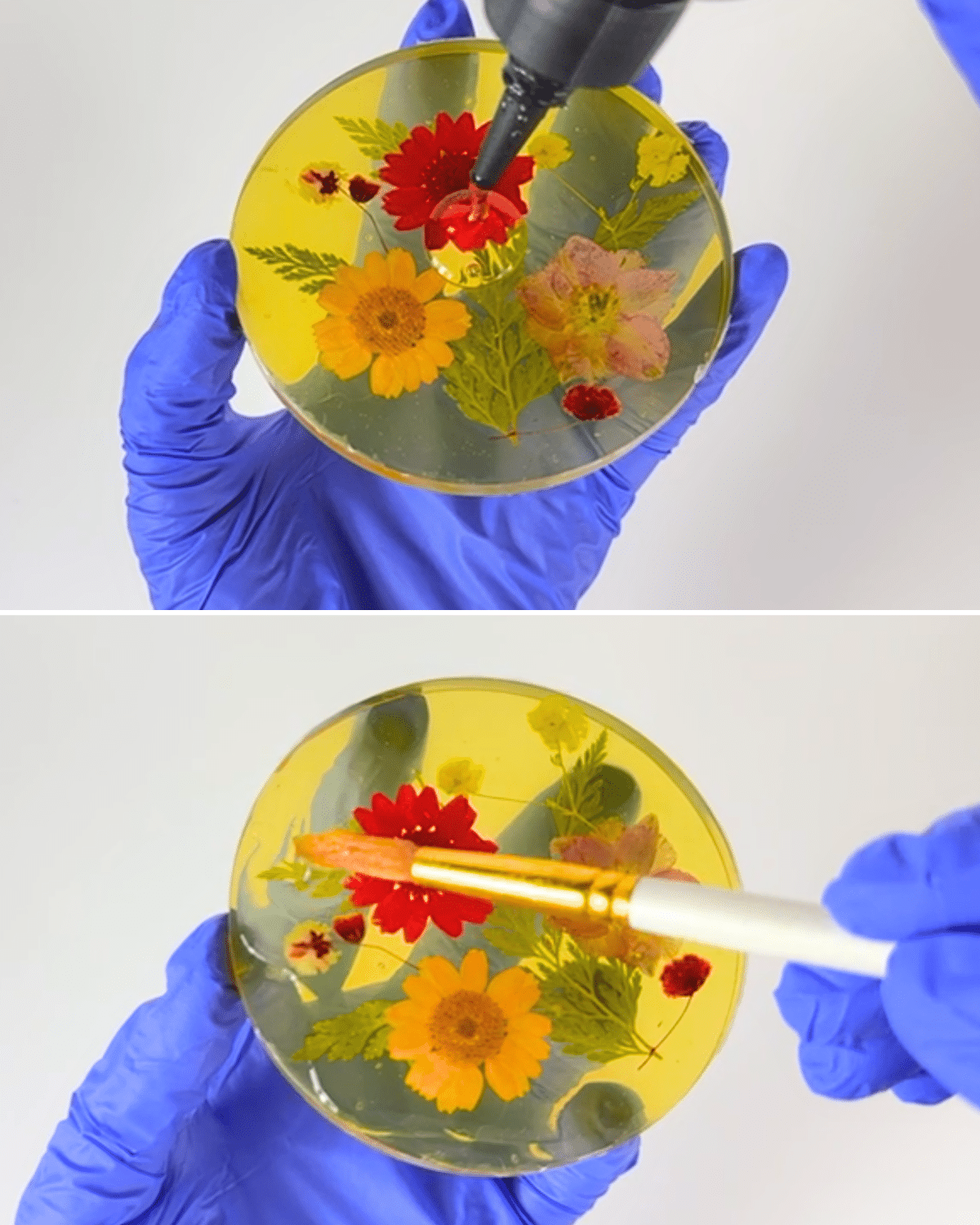 Real Flower Resin Coaster Tutorial