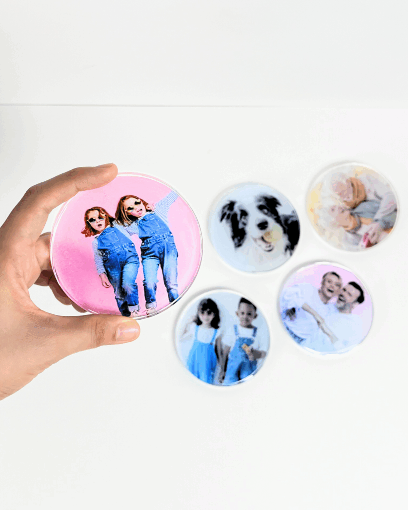 Simple Photo Resin Coaster Tutorial