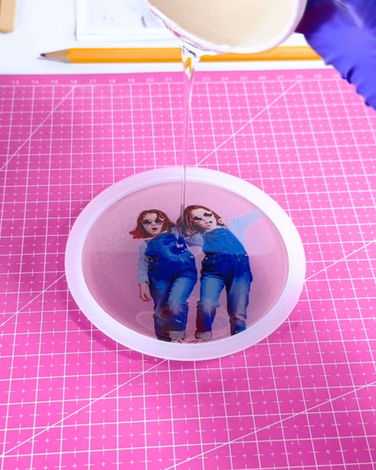Step-by-Step Photo Resin Coaster