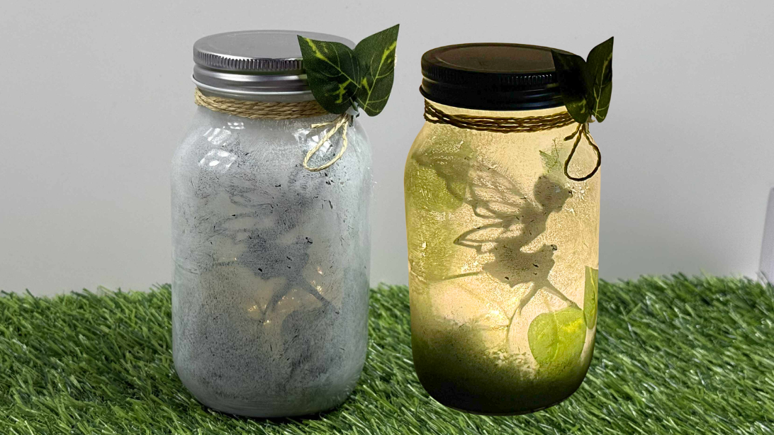 DIY Candle Ideas - Fairy Jar Lanterns - Glowing Mason Jar Votive