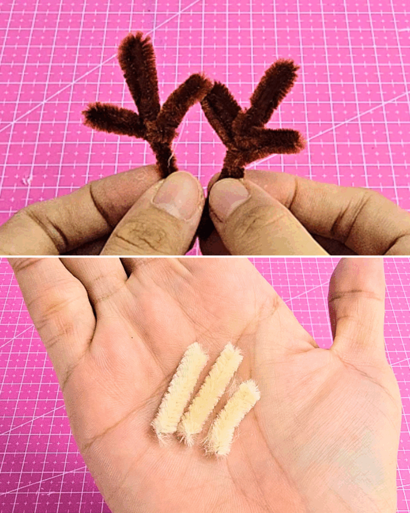 Easy Wine Cork Reindeer
