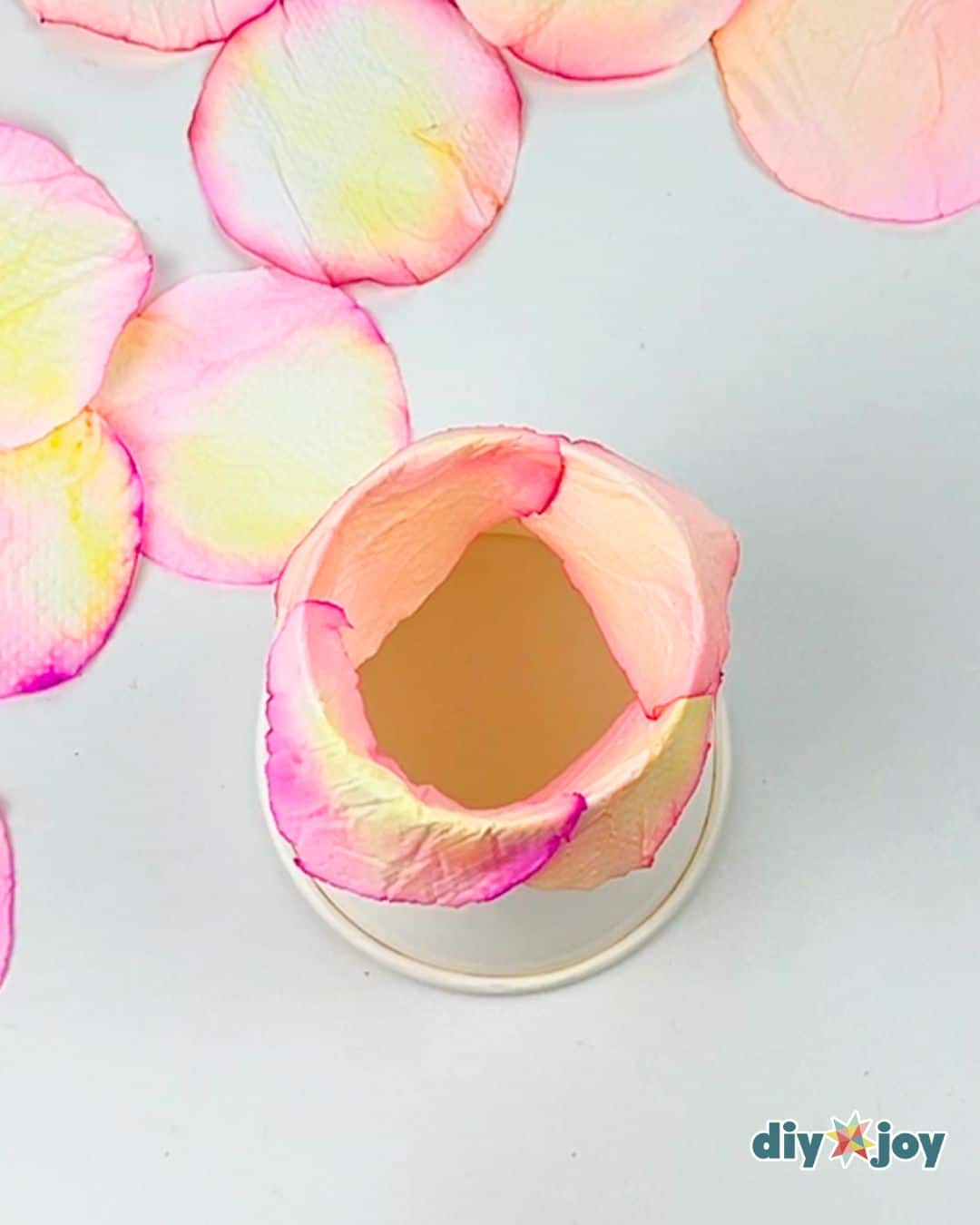 Easy toilet paper flower tutorial