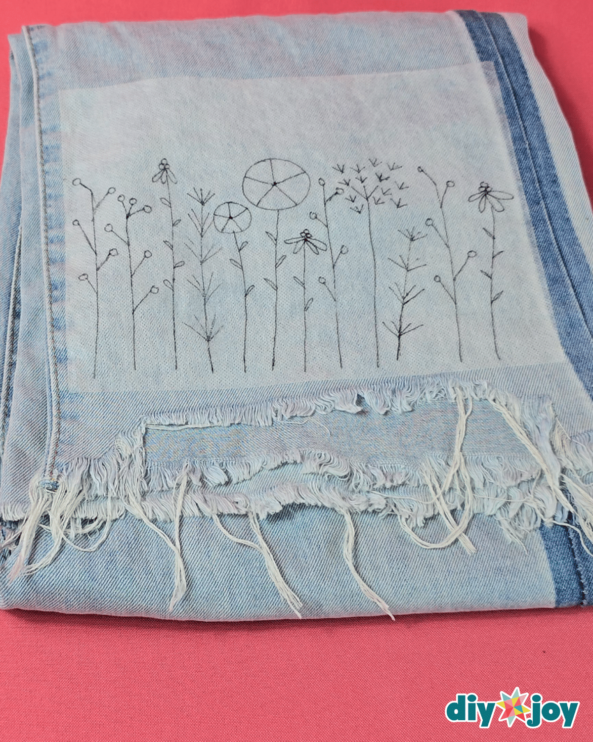 How to Embroider Denim Jeans