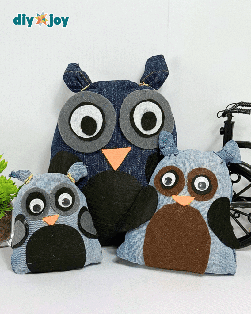 Simple Denim Owl to Make on Your Free Time