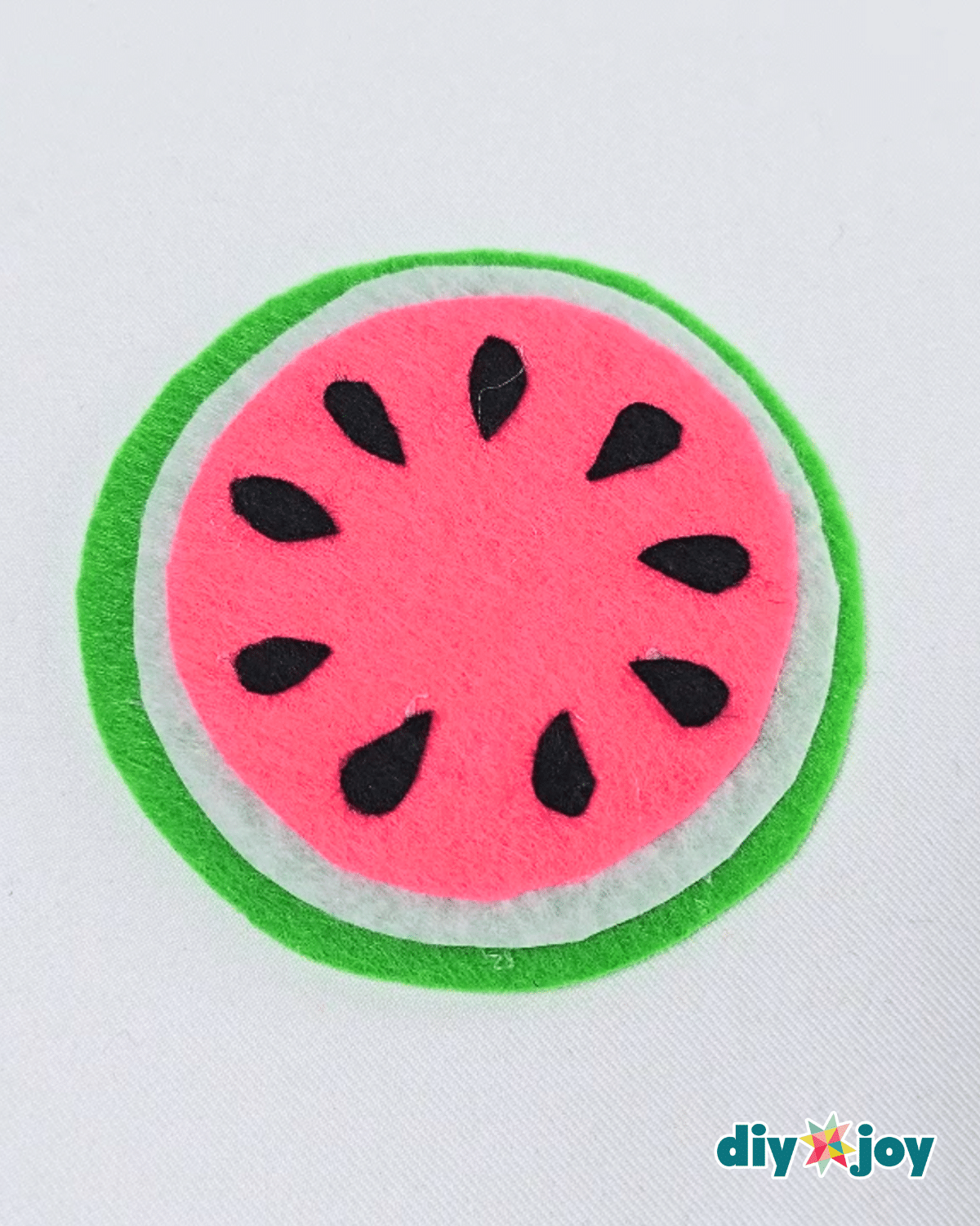 Step-by-Step Felt Fruit Coaster