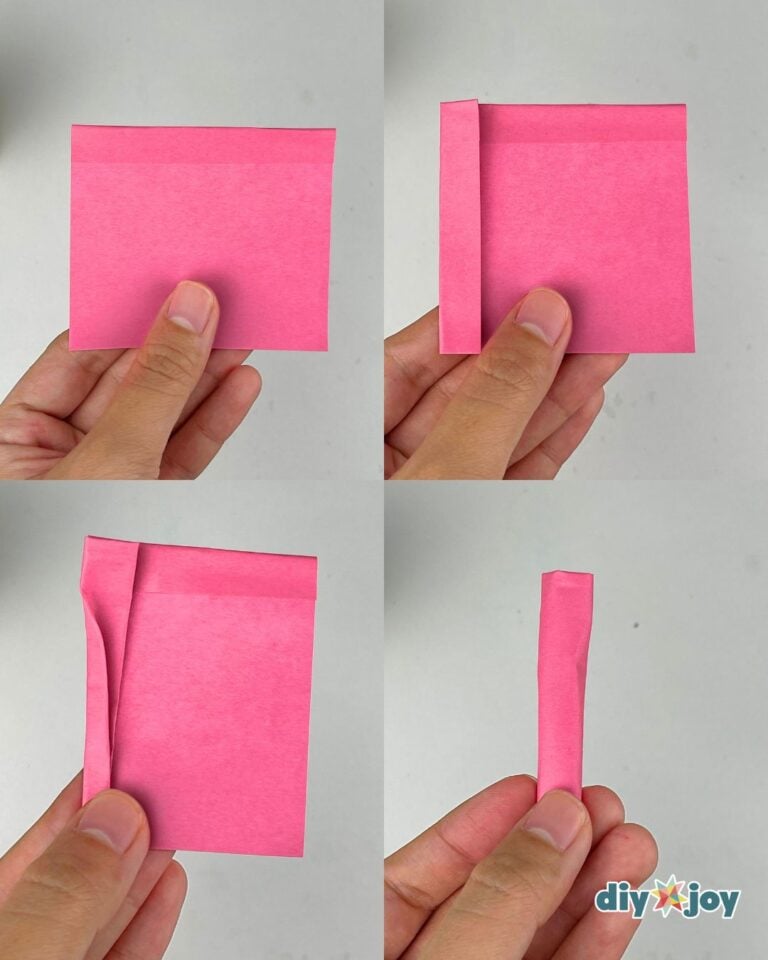 How to Make Paper Flowers With Post-It Notes - DIY Joy