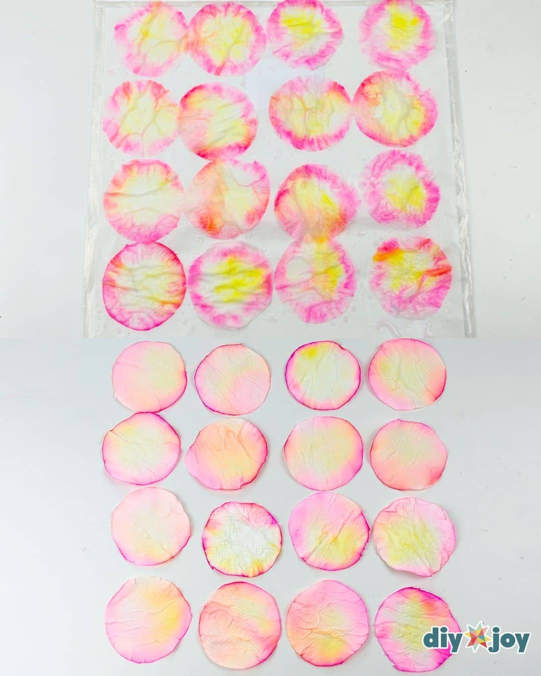 Tissue paper flowers