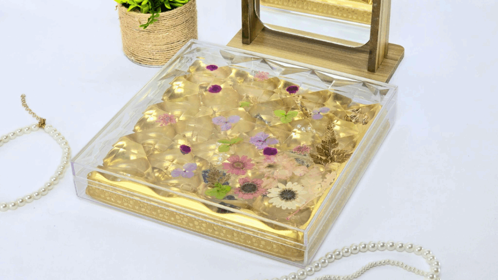 DIY Ferrero Rocher Box Jewelry Organizer